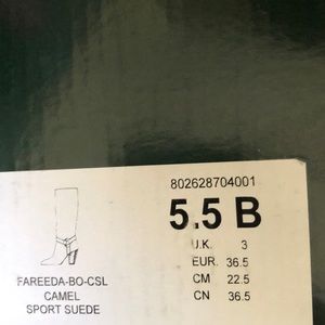 Like new camel color suede tall boots